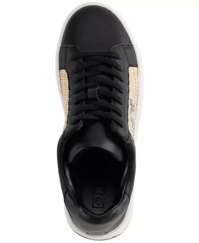 Women's Abeni Arch Raffia Logo Low-Top Sneakers - 4