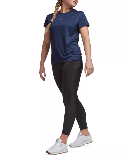 Women's Active Identity Performance Logo Tech T-Shirt Vector Navy - 4