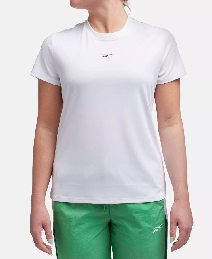 Women's Active Identity Performance Logo Tech T-Shirt White - 1