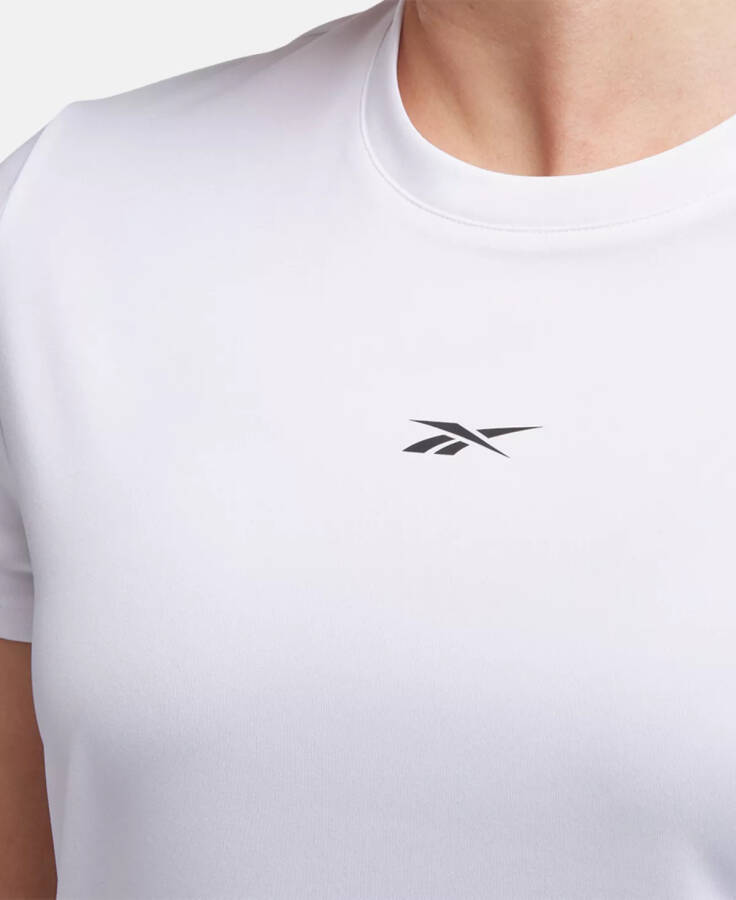 Women's Active Identity Performance Logo Tech T-Shirt White - 3