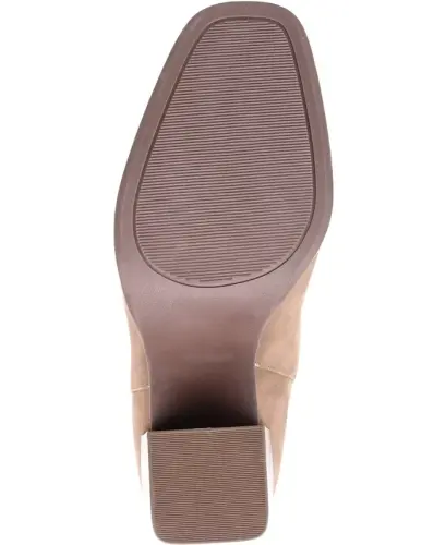 Women's Adalia Knit Block Heel Booties - Cognac - 9