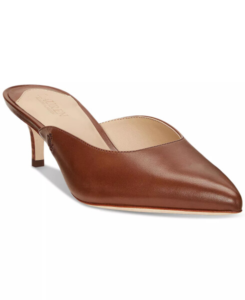 Women's Adrienne Mule Pumps Deep Saddle Tan - 1