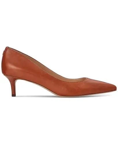 Women's Adrienne Pointed-Toe Pumps - Lauren Tan Leather - LAUREN RALPH LAUREN (1)