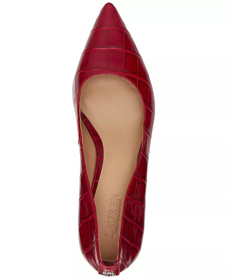 Women's Adrienne Slip-On Pointed-Toe Pumps Festive Red - 4