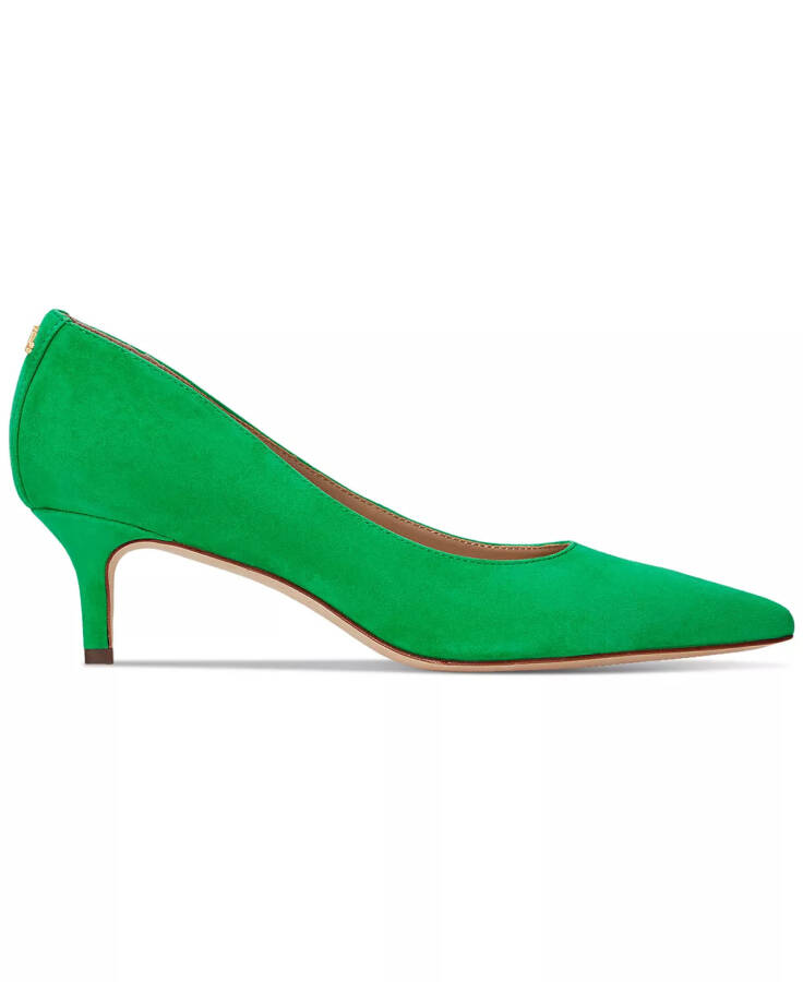 Women's Adrienne Slip-On Pointed-Toe Pumps Green Topaz Suede - 2