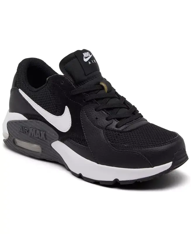 Women's Air Max Excee Casual Sneakers from Finish Line - Black, White, Dark Gray - 1