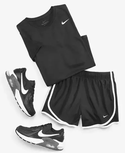 Women's Air Max Excee Casual Sneakers from Finish Line - Black, White, Dark Gray - 7