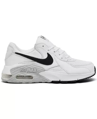 Women's Air Max Excee Casual Sneakers from Finish Line-White, Black, Pure Platinum - NIKE (1)