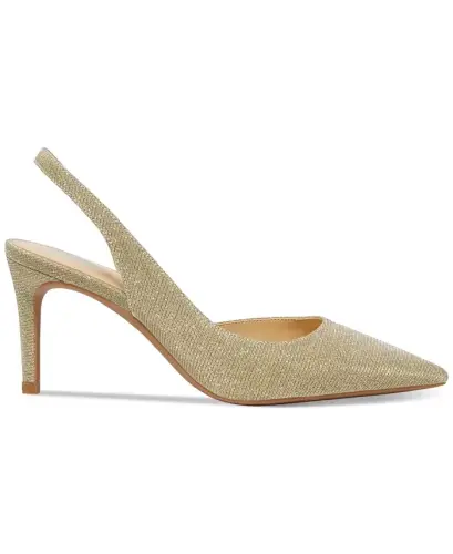 Women's Alina Flex Slingback Pumps - Pale Gold Glitter - MICHAEL KORS (1)