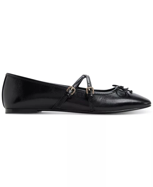 Women's Amberlee Cross Strap Ballet Flats-Black Textured - ALDO (1)