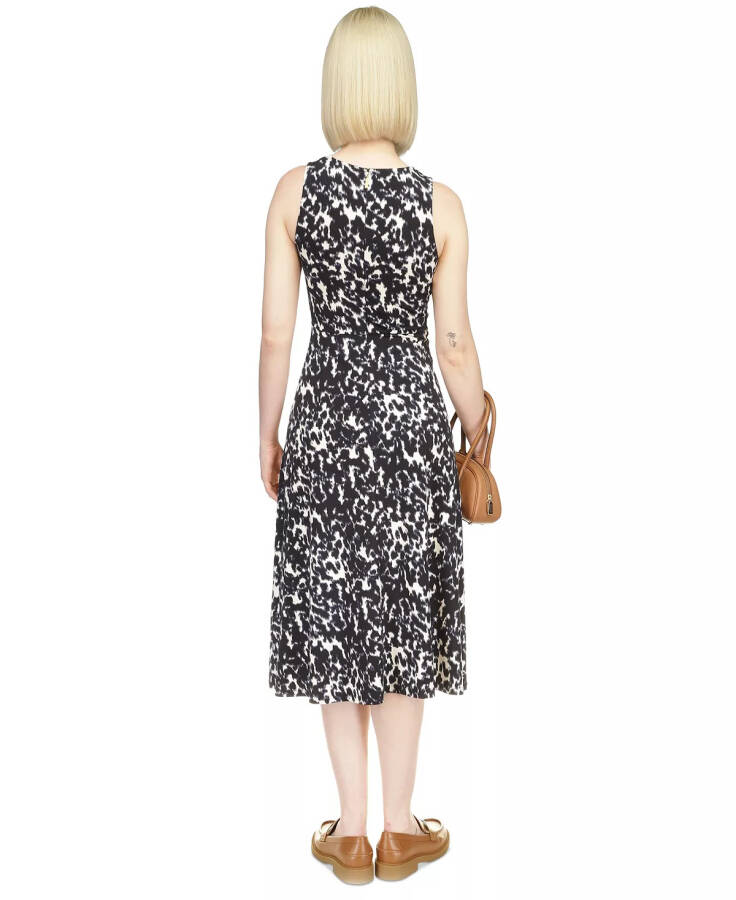 Women's Animal-Print A-Line Midi Dress Admiral - 2