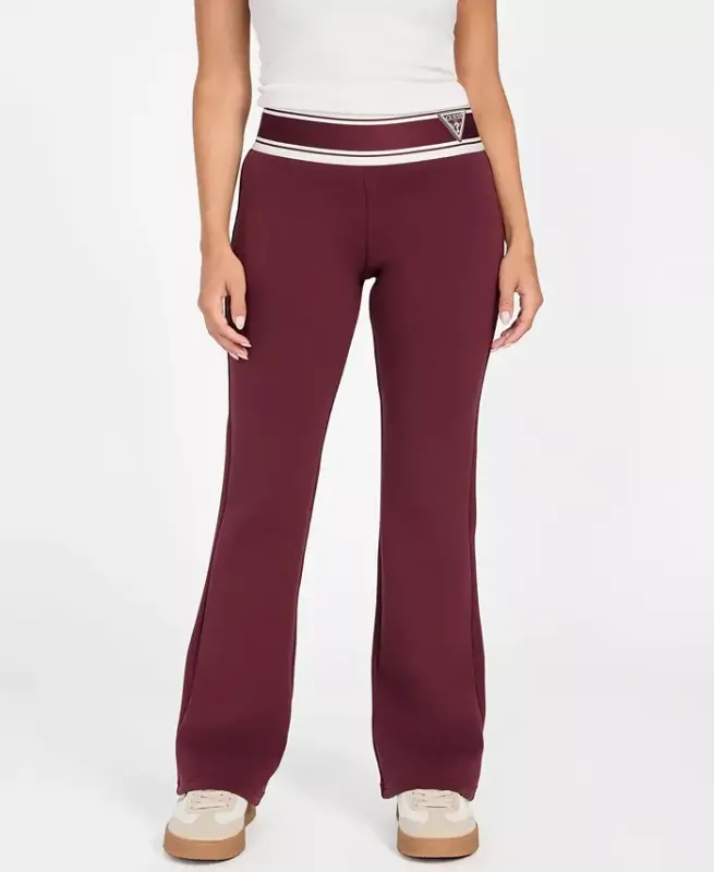 Women's Ann Flared Leggings - Grape Violet - GUESS