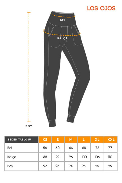 Women's Anthracite High Waist Jogger Sweatpants - 7