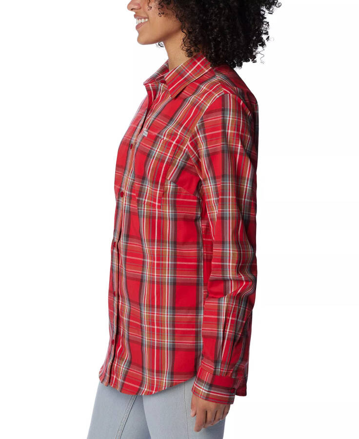 Women's Anytime Patterned Long-Sleeve Shirt Red Lily Csc Ta - 5