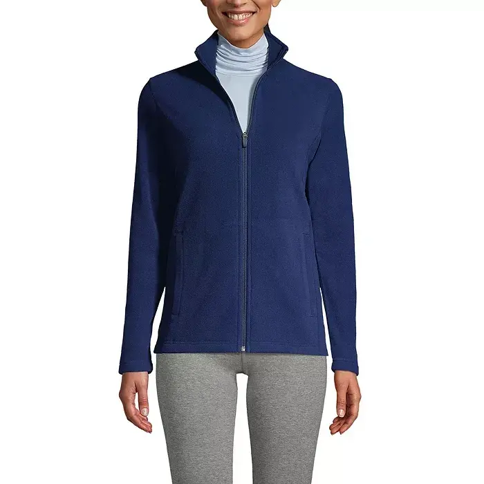 Women's Anyweather Fleece Full Zip Jacket-Deep sea navy - 1