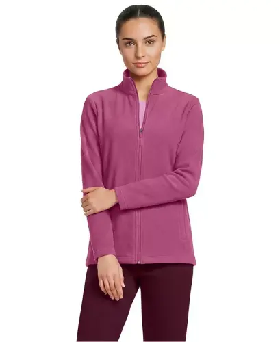 Women's Anyweather Fleece Full Zip Jacket - Light raspberry/burgundy - 3