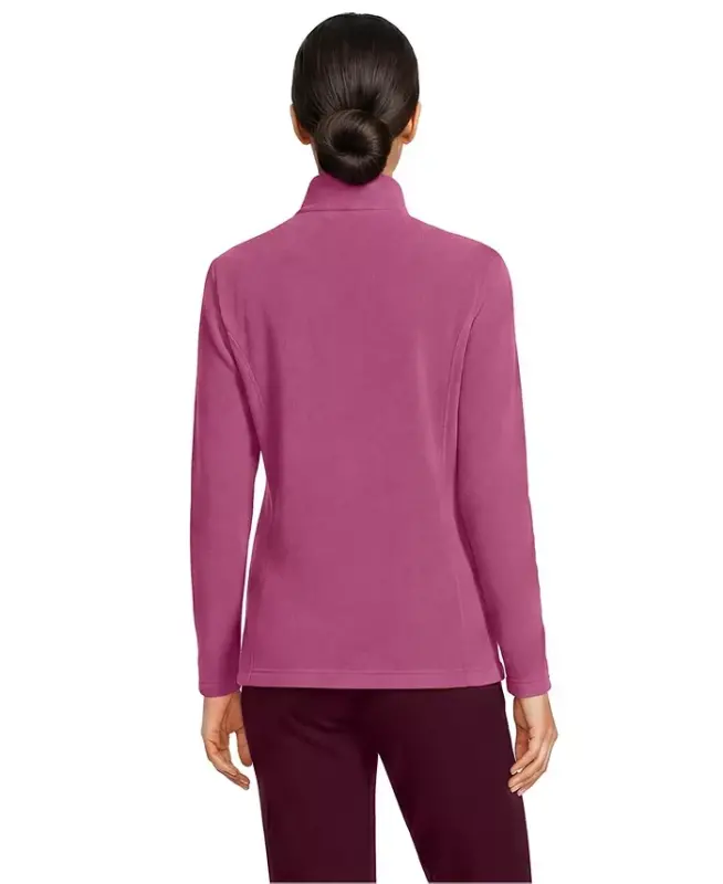 Women's Anyweather Fleece Full Zip Jacket - Light raspberry/burgundy - 4