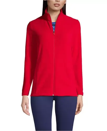 Women's Anyweather Fleece Full Zip Jacket-Rich red - 1