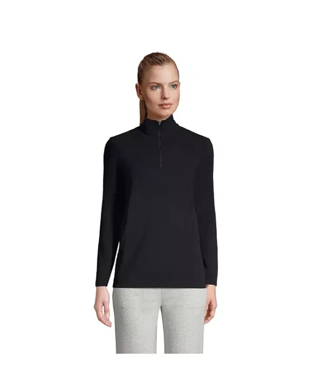 Women's Anyweather Fleece Quarter Zip Pullover - LANDS' END