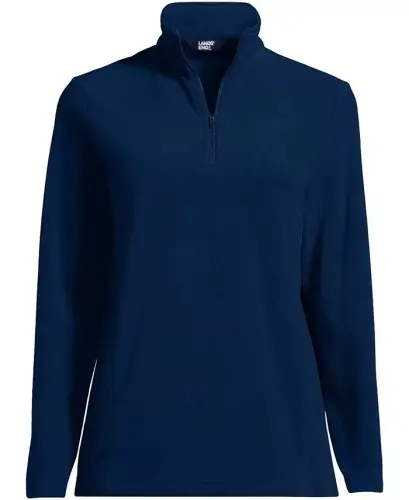 Women's Anyweather Fleece Quarter Zip Pullover-Deep sea navy - 4