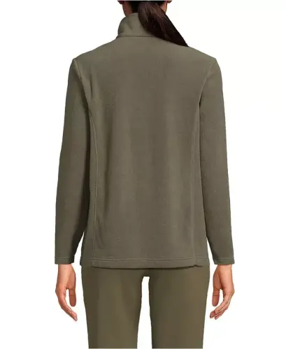 Women's Anyweather Fleece Quarter Zip Pullover - Forest moss - 3