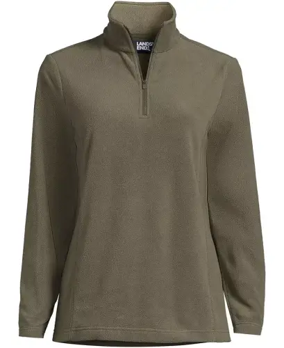 Women's Anyweather Fleece Quarter Zip Pullover - Forest moss - 5