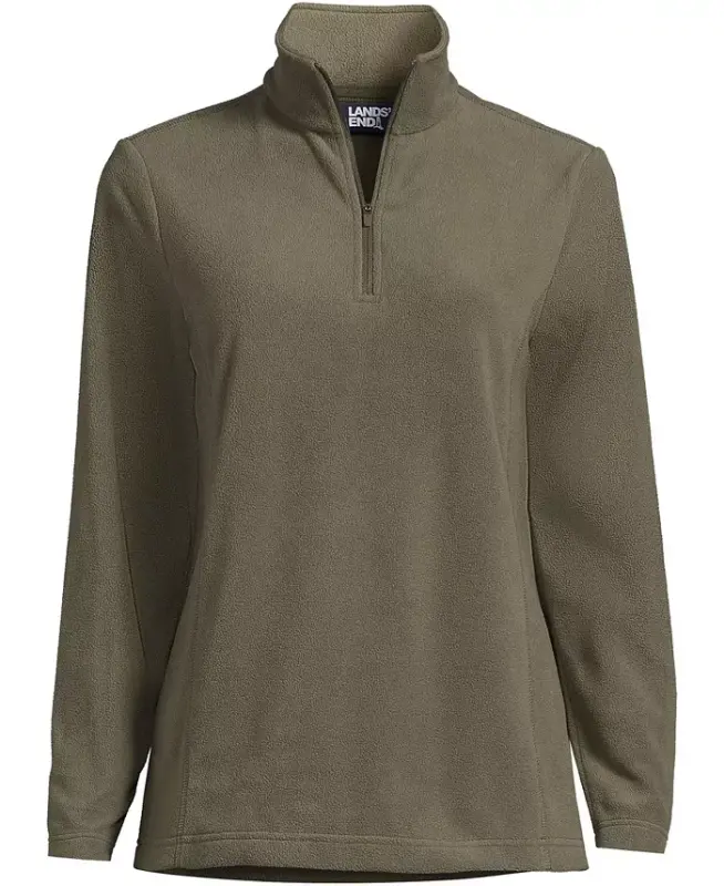 Women's Anyweather Fleece Quarter Zip Pullover - Forest moss - 5