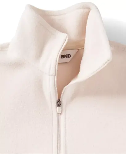 Women's Anyweather Fleece Quarter Zip Pullover - Ivory latte - 4