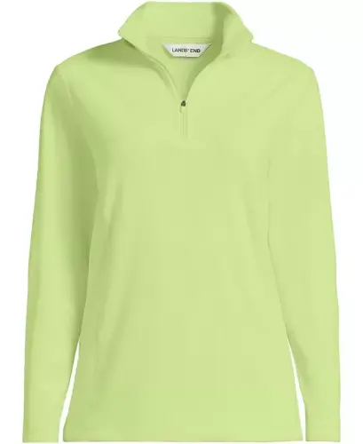 Women's Anyweather Fleece Quarter Zip Pullover - Soft apple green - 1
