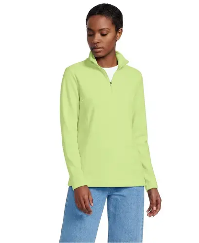 Women's Anyweather Fleece Quarter Zip Pullover - Soft apple green - 3