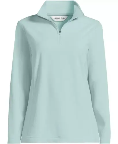 Women's Anyweather Fleece Quarter Zip Pullover - Soft apple green - 4