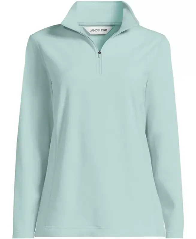 Women's Anyweather Fleece Quarter Zip Pullover - Soft apple green - 7