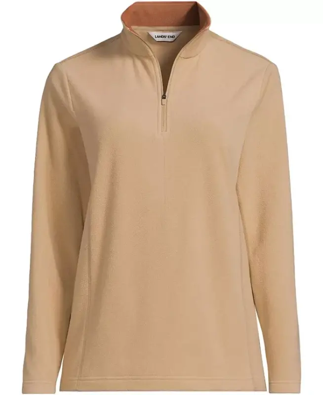 Women's Anyweather Fleece Quarter Zip Pullover - Soft apple green - 8