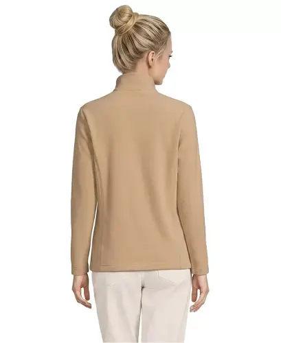 Women's Anyweather Fleece Quarter Zip Pullover - Soft apple green - 10
