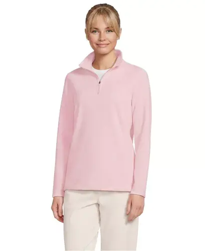 Women's Anyweather Fleece Quarter Zip Pullover - Soft apple green - 12