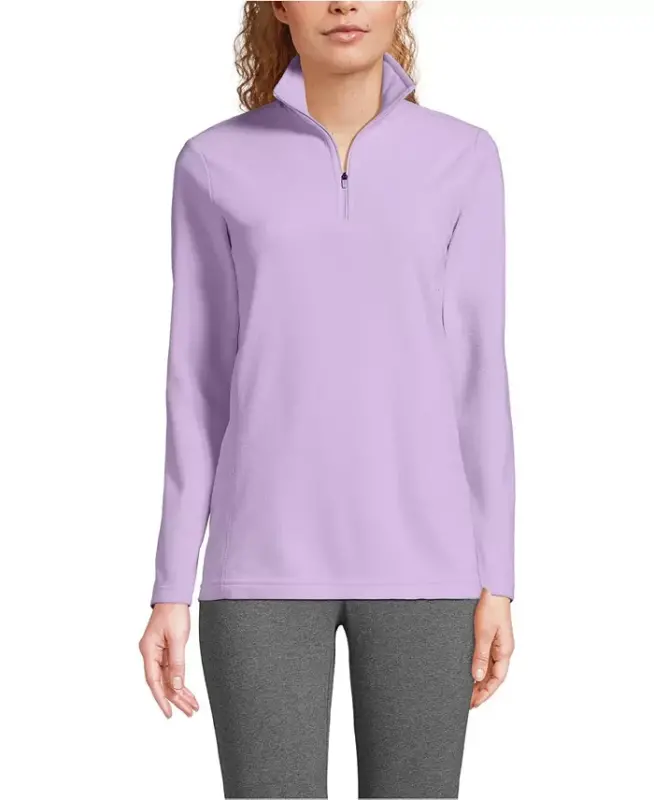 Women's Anyweather Fleece Quarter Zip Pullover - Whisper lilac - 1