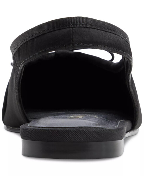 Women's Arlet Slingback Flats-Black Satin - 3