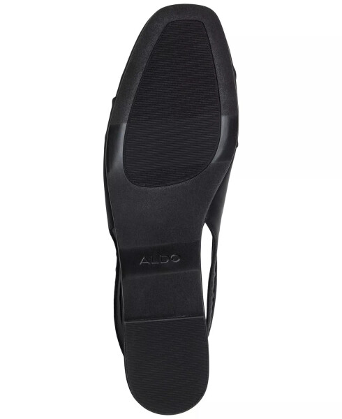 Women's Arlet Slingback Flats-Black Satin - 5