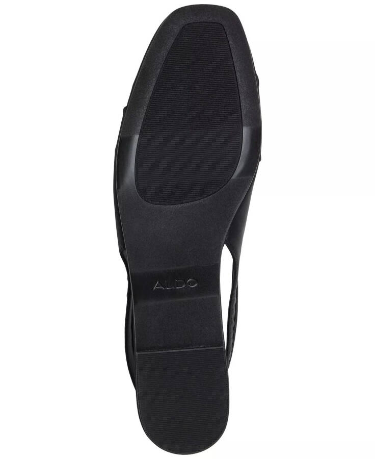 Women's Arlet Slingback Flats-Black Satin - 5