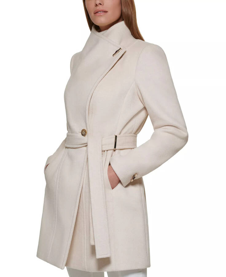 Womens Asymmetrical Belted Wrap Coat, Created for Modazone Nude - 3