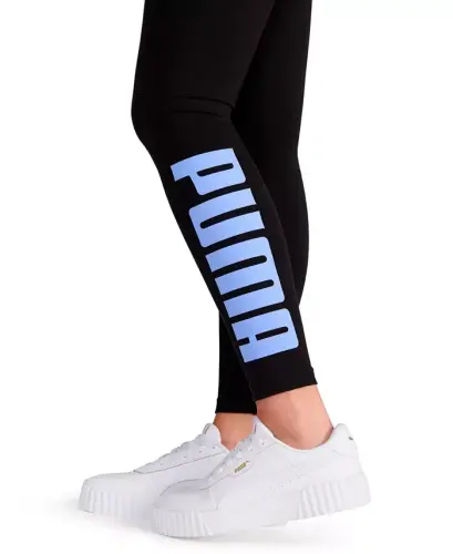 Women's Athletic Graphic Full-Length Leggings - Puma Black-intense Lavender - 3