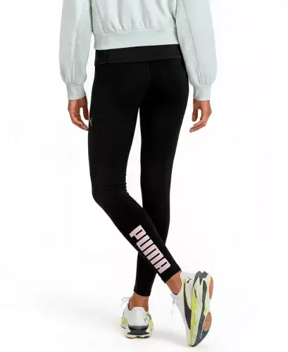 Women's Athletic Graphic Full-Length Leggings - Puma Black-Misty Pink - PUMA (1)