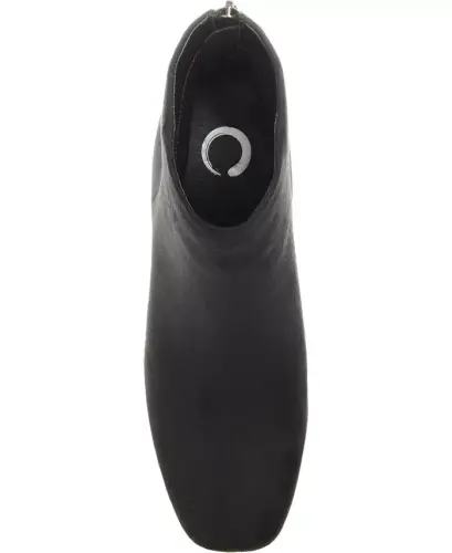 Women's Audrina Stacked Heel Dress Booties - Black - 4