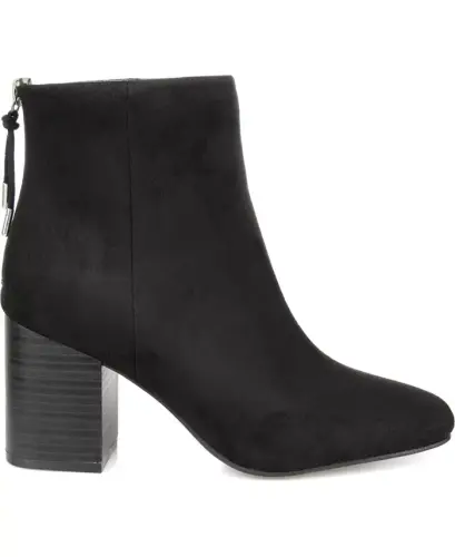 Women's Audrina Stacked Heel Dress Booties - Black - JOURNEE COLLECTION (1)