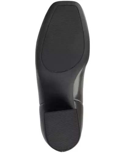Women's Audrina Stacked Heel Dress Booties - Charcoal - 5