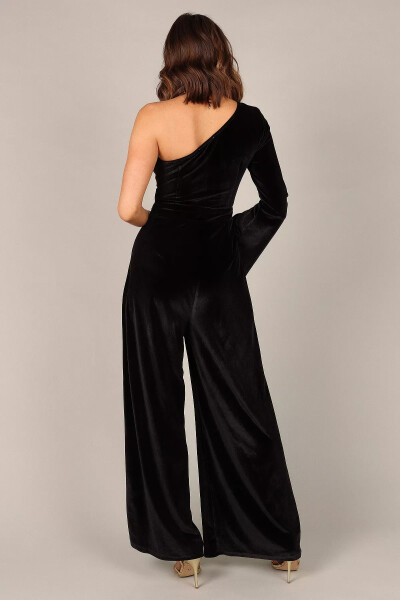 Women's Avery Velvet Jumpsuit Black - 2