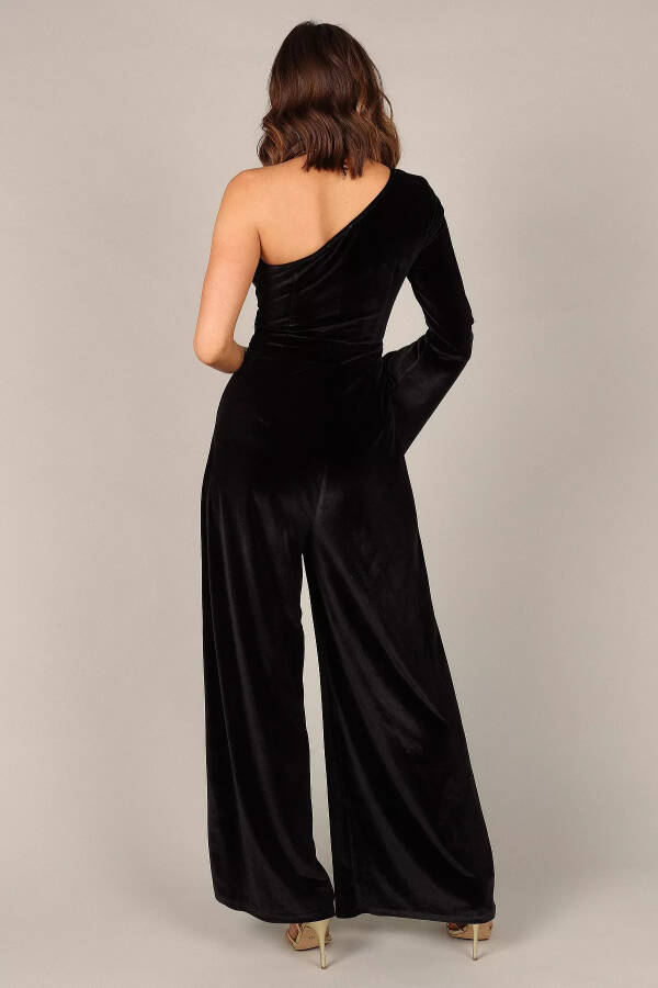 Women's Avery Velvet Jumpsuit Black - 2