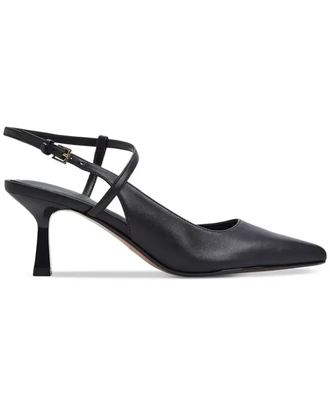 Women's Axelle Asymmetric d'Orsay Pumps-Black - 2