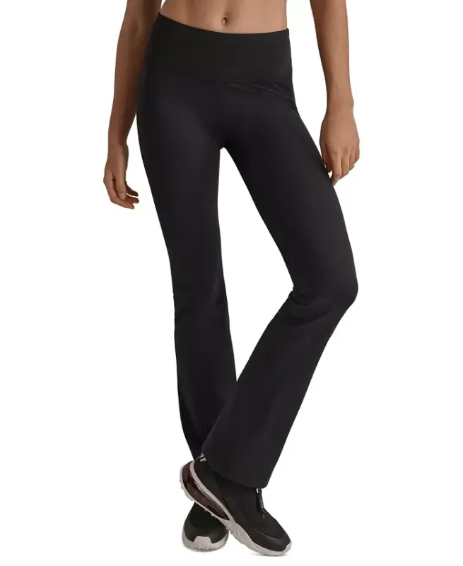 Women's Balance Compression High-Waist Flared Leggings - DKNY