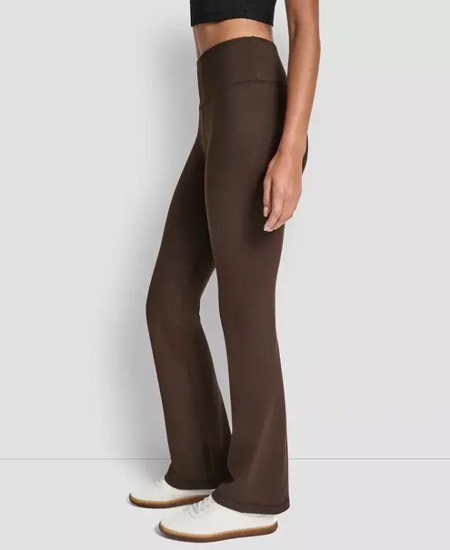 Women's Balance Compression High-Waist Flared Leggings - Espresso - 2